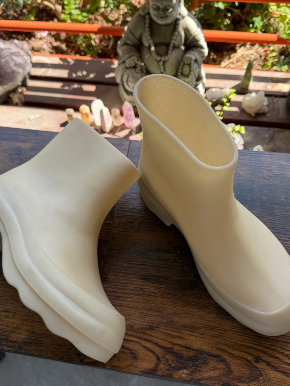 VINCE Rubber Rain Ankle Boots